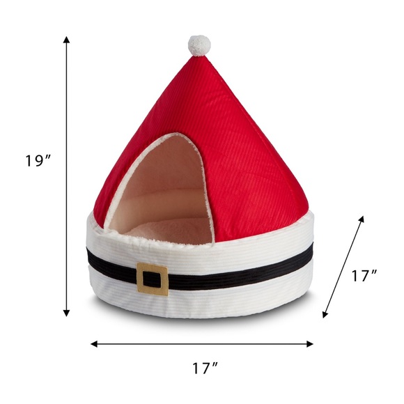 Santa Pet Bed Small Animal Cat Dog Pig Ferret and more NWT - Picture 8 of 9